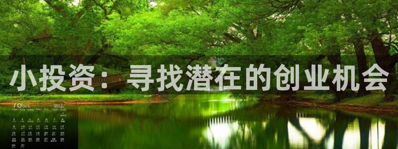 天顺娱乐集团股票：小投资：寻找潜在的创业机会